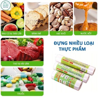 Túi Bóng Sinh Học An Toàn Cho Thực Phẩm, Bảo Quản Tủ Lạnh Sạch Sẽ, Nhiều Kích Cỡ, Tiện ích