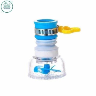 Vòi Tăng Áp Nước  360 Độ, Có Khóa Cổ, Có Cánh Quạt