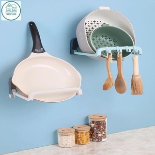 Giá đỡ chậu - Giá treo gắn tường không cần khoan đục gọn gàng vệ sinh chất liệu nhựa PP cao cấp đa năng, tiện ích
