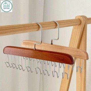 Móc phơi bằng gỗ đa năng, 8 nhánh treo đồ lót, cà vạt... tiện dụng, gọn gàng.