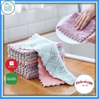 Khăn Lau Bếp Đa Năng 15x25cm Siêu Thấm Nước Vệ Sinh Nhà"