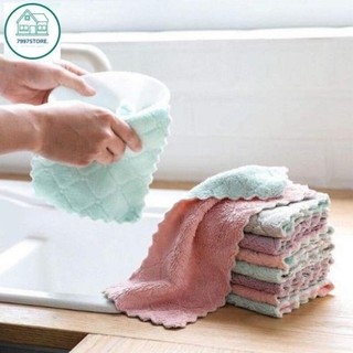 Khăn Lau Bếp Đa Năng 15x25cm Siêu Thấm Nước Vệ Sinh Nhà"