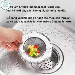 Lưới Lọc Rác Bồn Rửa Bát Không Gỉ Chống Tắc Nghẽn Thoát Nước, Tiện Ích