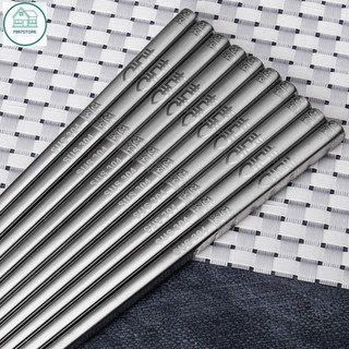 Đũa Inox 304 SUS HQ - Hộp 5 Đôi, Inox cao cấp không gỉ, Tiện ích