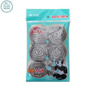 Búi Inox Cọ Nồi Niêu Xoong Chảo Tiện Lợi Nhà Bếp.
