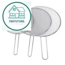 Bảo vệ an toàn khi chiên rán với tấm đậy chảo ngăn bắn dầu mỡ. Tiện Ích