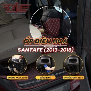 Ốp Bảo Vệ Điều Hòa Ô Tô Hyundai Santafe 2013 2014 2015 2016 2017 2018 Chống Trầy Xước, Chống Bẩn