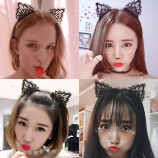 Bờm Tóc Cài Tóc Tai Mèo, Tai Gấu, Tai Sóc Sexy Ren PK01 Băng Đô Dễ Phối Đồ Ngủ Nữ Gợi Cảm Cosplay Quyến Rũ