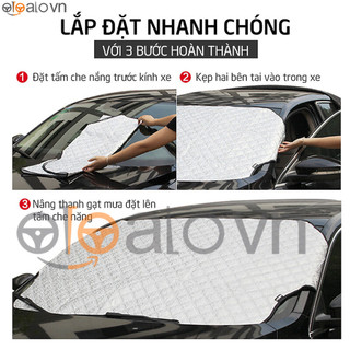 Tấm che chắn nắng kính lái ô tô Porsche Macan - OTOALO
