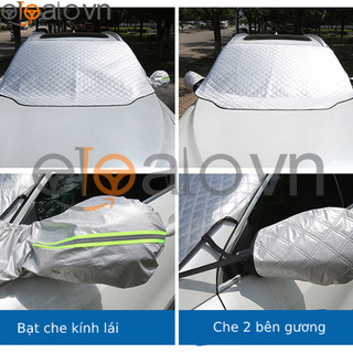 Che nắng kính lái gương chiếu hậu xe ô tô Ford Escape vải dù cao cấp - OTOALO