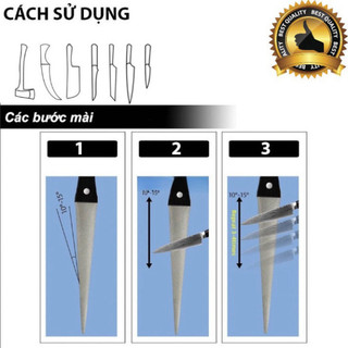 Dũa Kim Cương Mài Dao Kéo Cắt Cành – Tiêu Chuẩn Nhật Bản, Thép Carbon Cao Cấp T2, Siêu Bền!