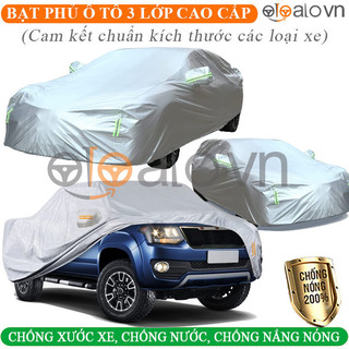 Bạt che phủ ô tô Hyundai Accent 3 lớp cao cấp - OTOALO