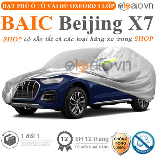 Bạt che phủ ô tô BAIC Beijing X7 3 lớp cao cấp - OTOALO