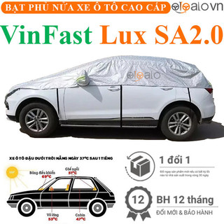 Bạt phủ nửa nóc kính lái xe ô tô VinFast Lux SA2.0 3 lớp - OTOALO