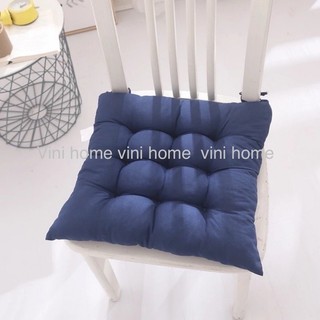 đệm ngồi bệt vuông kiểu nhật 40*40, đệm có dây buộc, đệm ghế văn phòng