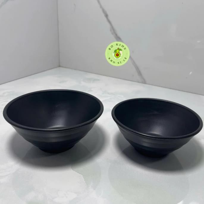 AMIZIN Tô loe chuyên dụng cho nhà hàng cao cấp Melamine, Bát loe miệng 11cm và 12cm, Bát ăn chè, mỳ, cháo AMIZIN