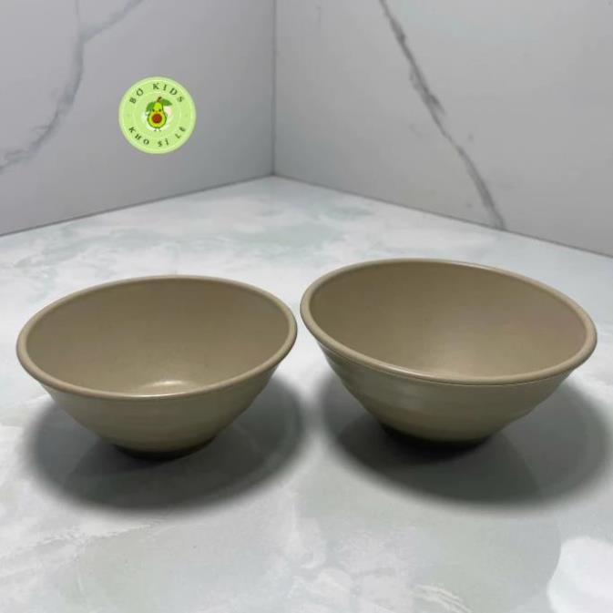 AMIZIN Tô loe chuyên dụng cho nhà hàng cao cấp Melamine, Bát loe miệng 11cm và 12cm, Bát ăn chè, mỳ, cháo AMIZIN