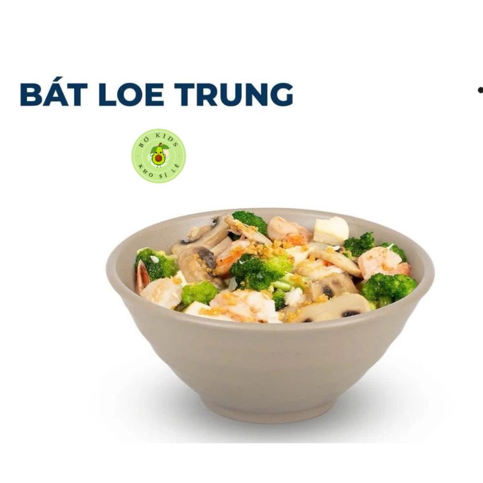 AMIZIN Tô loe chuyên dụng cho nhà hàng cao cấp Melamine, Bát loe miệng 11cm và 12cm, Bát ăn chè, mỳ, cháo AMIZIN