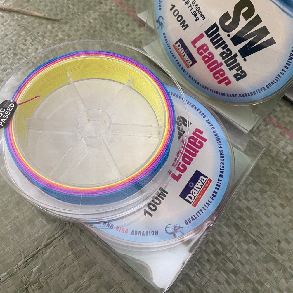 Dây câu sợi dù SW Durabra Leader đủ size từ 1-10 3 màu xám,vàng,7 màu  - DCTT gạucxmn123