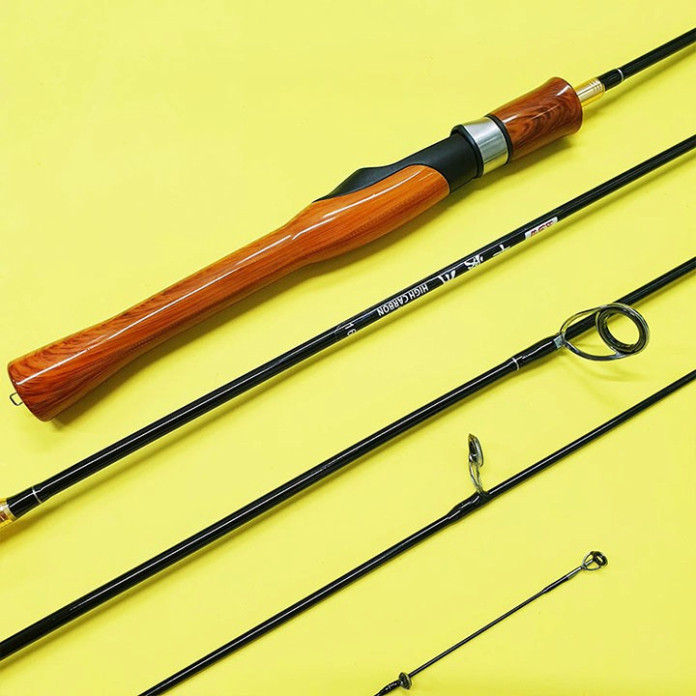 Cần Câu Lure Cần Câu UL Tralight Cán Gỗ Cao Cấp Đủ Size 1m68 1m8 1m98 gạucxmn123