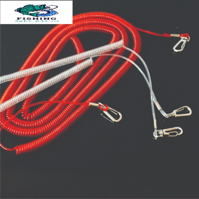 Dây bảo vệ cần câu tay, dây bảo hiểm lò xo câu cá giúp bảo vệ cần tránh rơi, tránh bị kéo đi 5m 8m 10m 15m 20m gạucxmn12