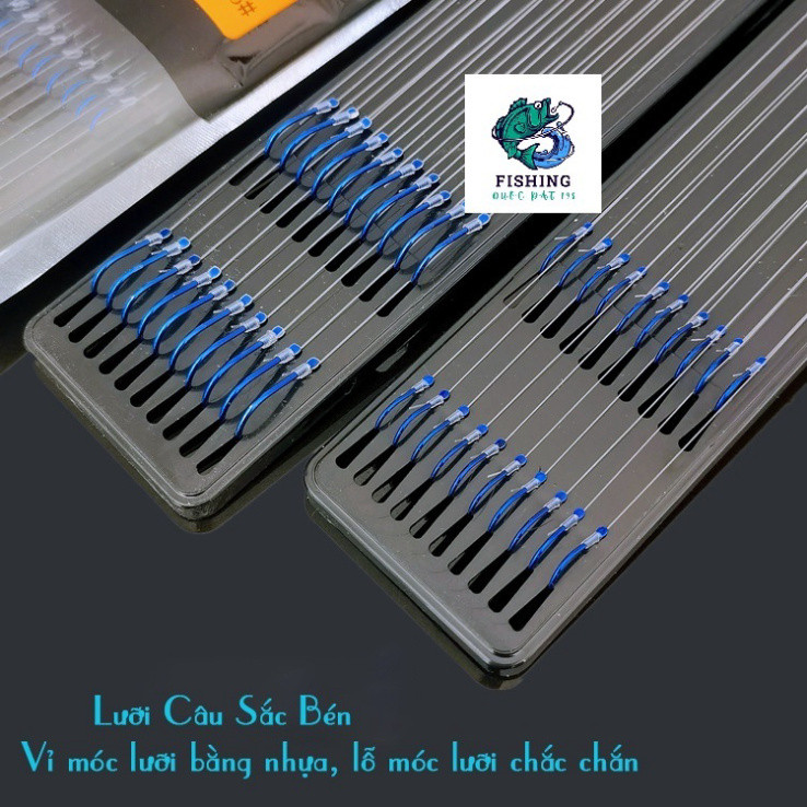 Lưỡi Thẻo Đôi Câu Đài, Lưỡi Câu Buộc Sẵn Cao Cấp gạucxmn123
