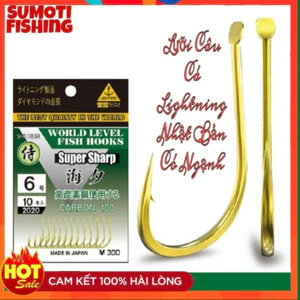 Lưỡi Câu Cá Lightning Có Ngạnh Nhật Bản Đồ Câu SOMIA aghai899