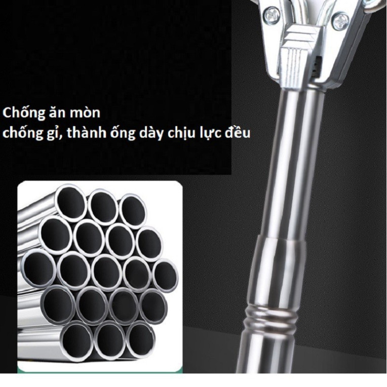 Vợt vớt cá THÔNG MINH có thể gấp gọn, cán inox 2m1 tải cá lớn- SOMIA_fishing aghai899