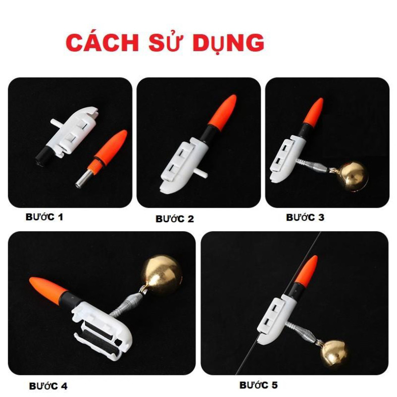 [TẶNG PIN+CHUÔNG] Đèn led câu cá tự động phù hợp câu đài, câu lục, câu lancer,...- SOMIA_fishing aghai899