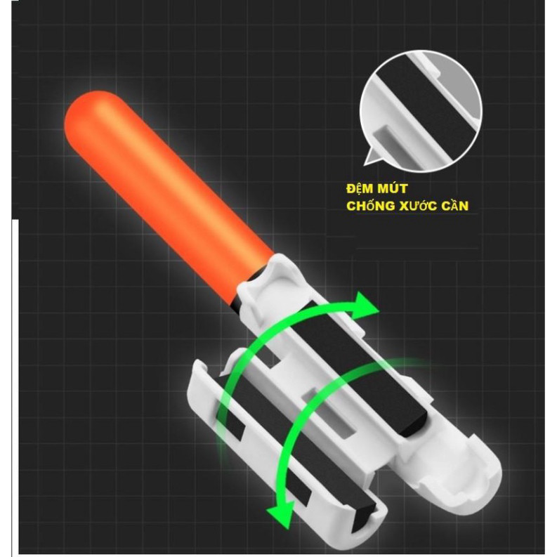 [TẶNG PIN+CHUÔNG] Đèn led câu cá tự động phù hợp câu đài, câu lục, câu lancer,...- SOMIA_fishing aghai899