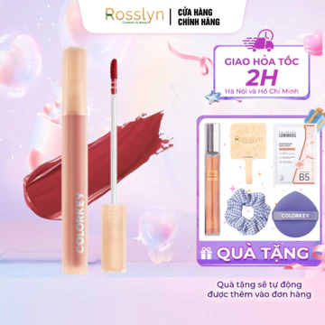 Son Watery tint không dính, son tint bóng COLORKEY dưỡng ẩm trong suốt mềm mại lâu trôi Rosslyn