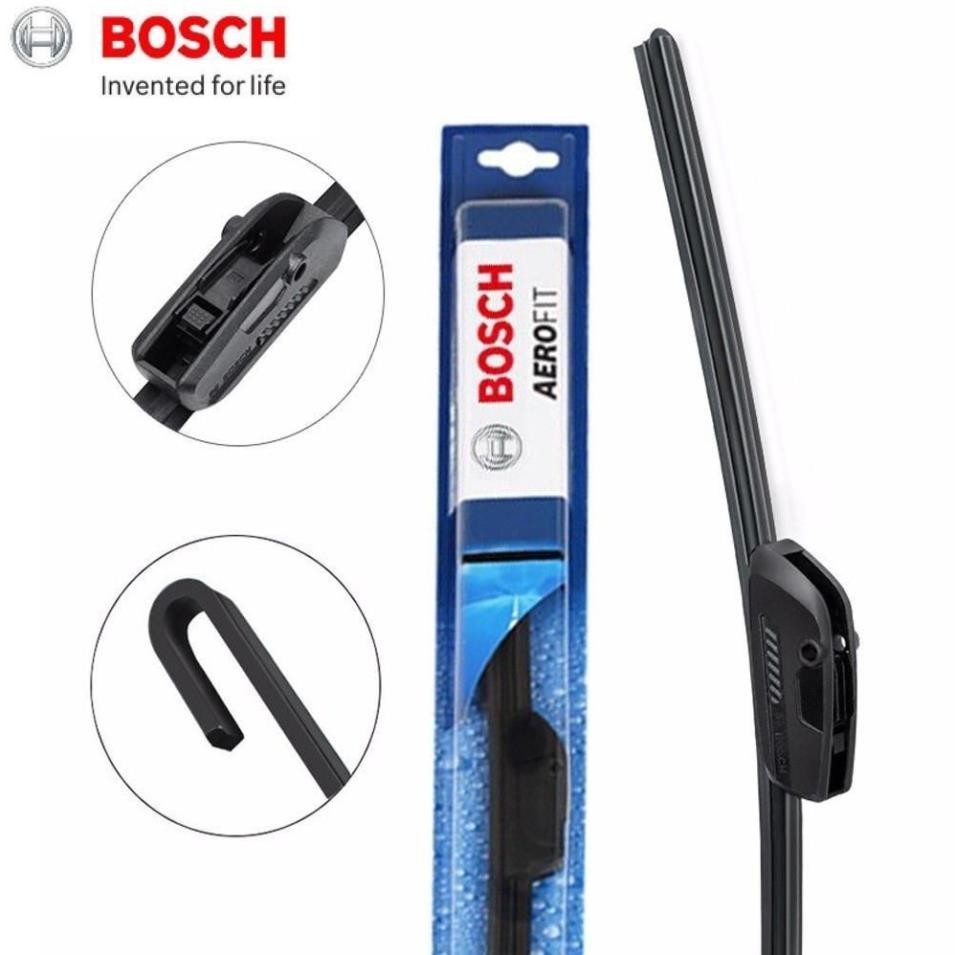 Gạt Mưa Xe Honda City Thương Hiệu BOSCH Aerofit Lưỡi Silicone Cao Cấp Chính Hãng + .