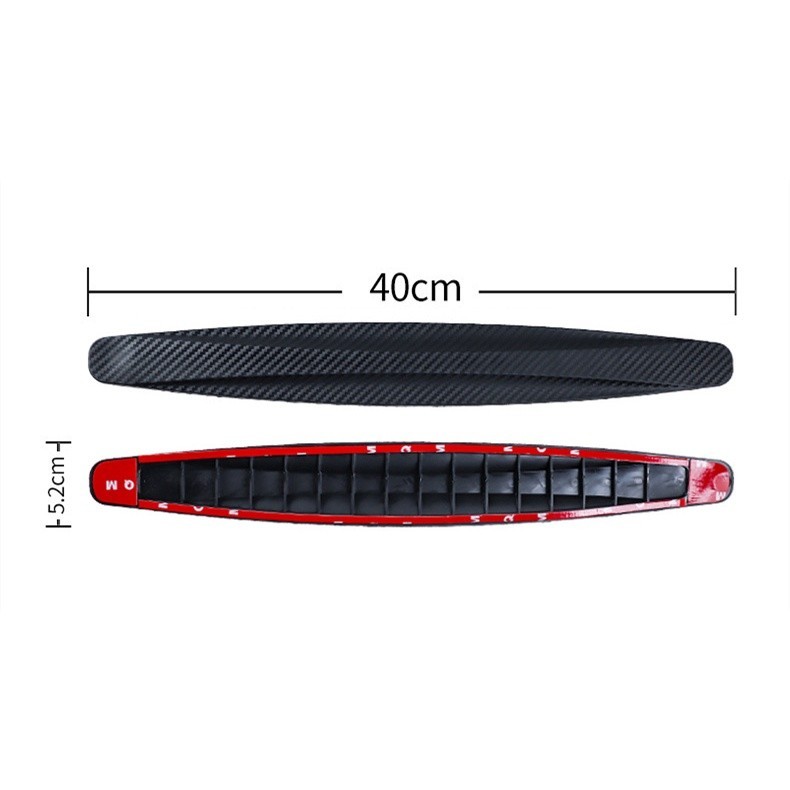 Miếng Dán Chống Xước Cửa Cản Trước Cản Sau Xe Ô Tô 40x5cm (Bộ 2 Miếng)
