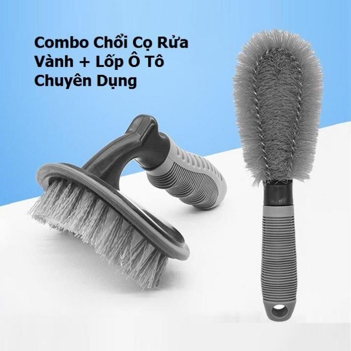 Bộ chổi cọ rửa vành lazang , Bàn Chải Vệ Sinh Bánh Xe Chuyên Nghiệp