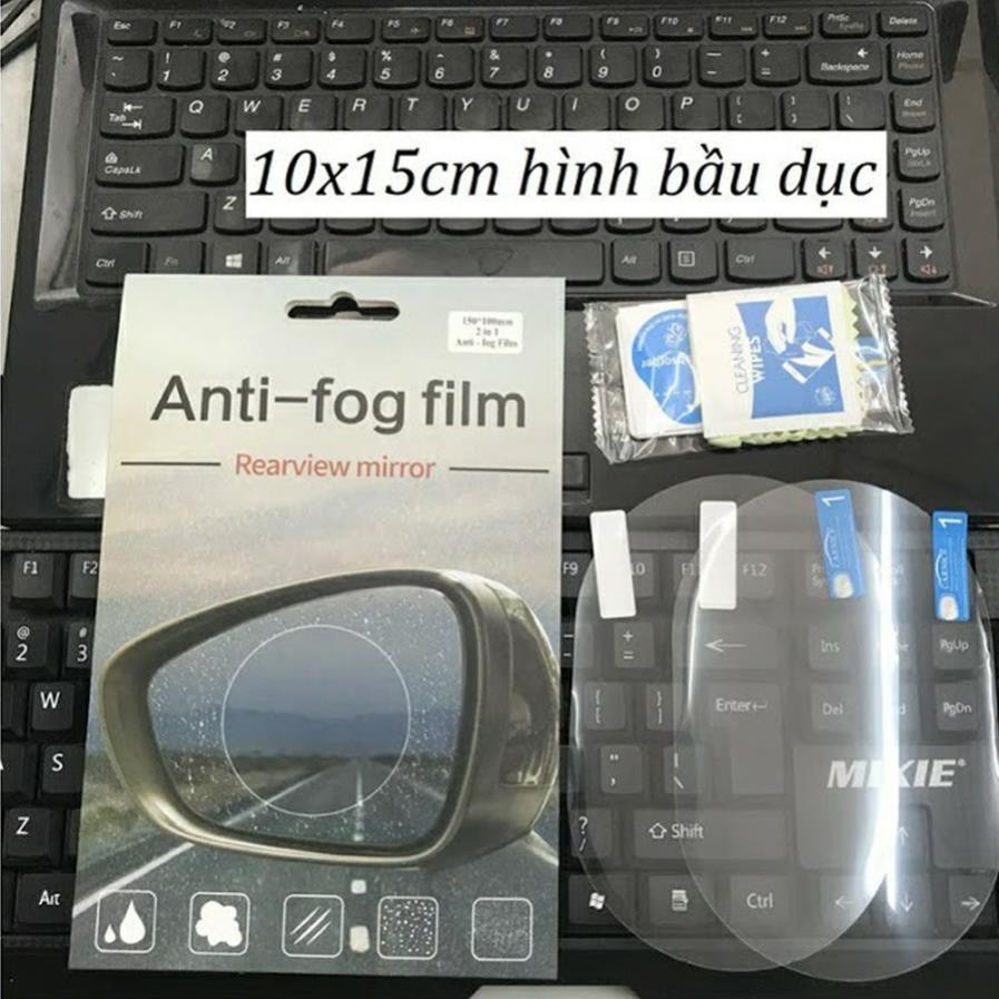 Miếng dán chống bám nước cho gương kính ô tô xe hơi . .