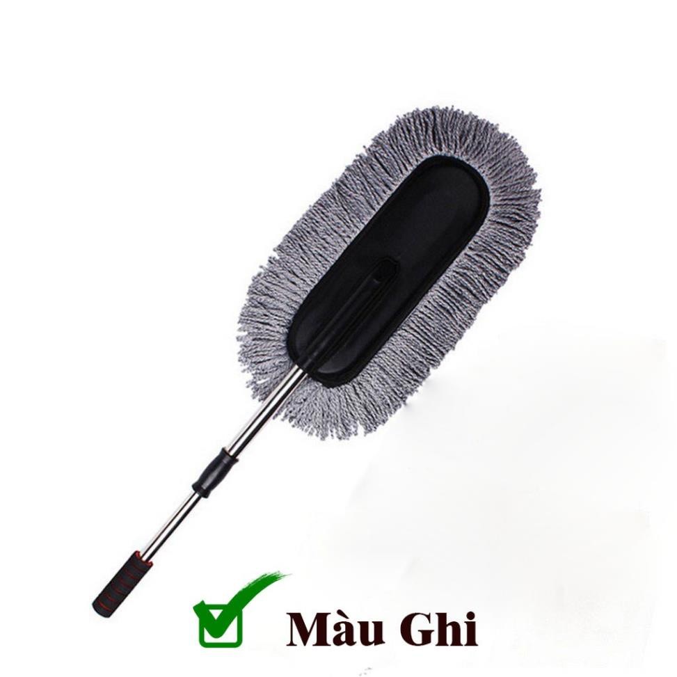 Chổi rửa xe ô tô Lau Bụi Vệ Sinh Nội Thất Xe Ô Tô Cán Dài Dễ Lau Chùi Chất Liệu mềm mại