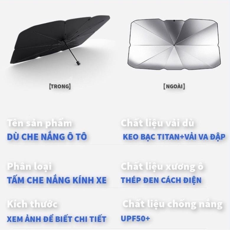 Ô Che Nắng Kính Lái Ô Tô , Dù Che Nắng Kính Lái Xe Hơi, Bạt Chắn nắng kính lái