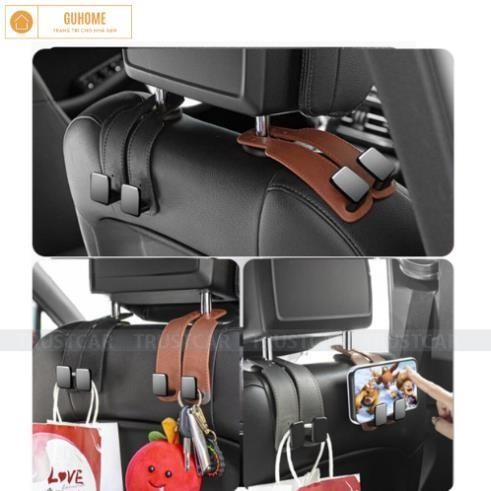 Móc Treo Đồ Gắn Ghế Xe Hơi Kiểu Móc Đôi Ghế Ô Tô Sau Móc Đôi Đa Năng Móc Xe Móc Treo Kim Loại Móc Treo Nội Thất Ô Tô