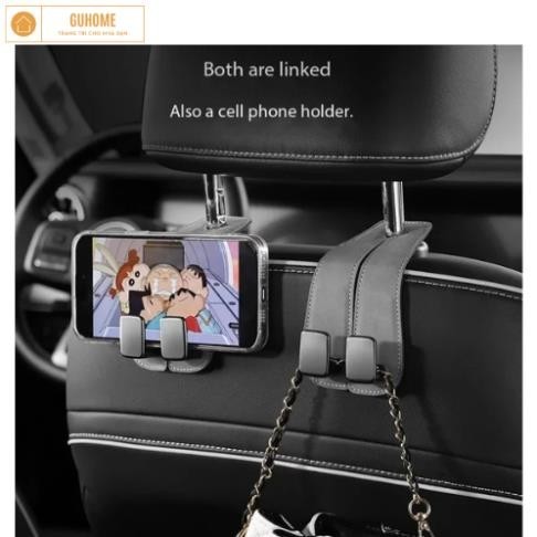 Móc Treo Đồ Gắn Ghế Xe Hơi Kiểu Móc Đôi Ghế Ô Tô Sau Móc Đôi Đa Năng Móc Xe Móc Treo Kim Loại Móc Treo Nội Thất Ô Tô