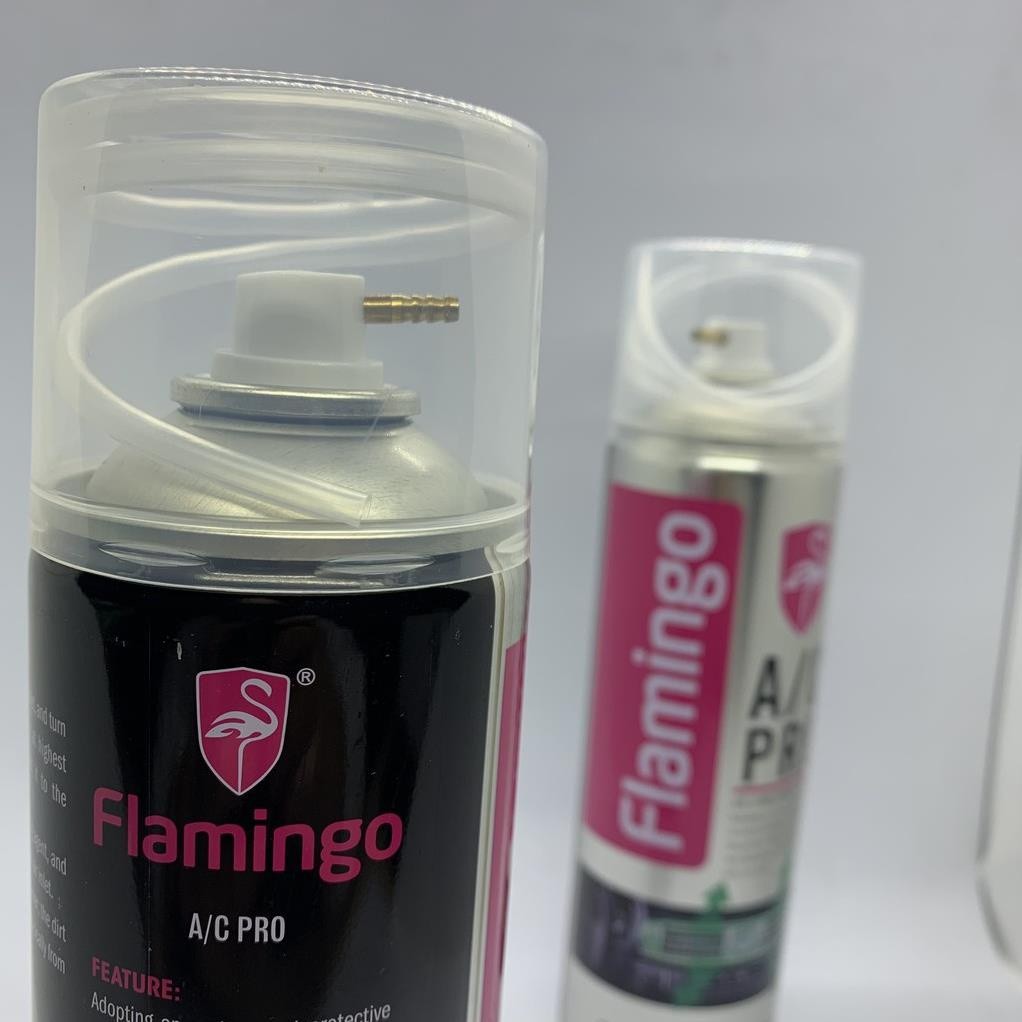 Bình Xịt Vệ Sinh Điều Hòa/Giàn Lạnh Flamingo Dành Cho Ô Tô Dung Tích 500ml + .