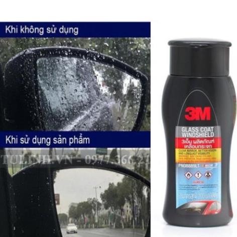 Chai chống bám nước trên kính xe 3M Glass Coat Windshield 08889 LT 200ml . .