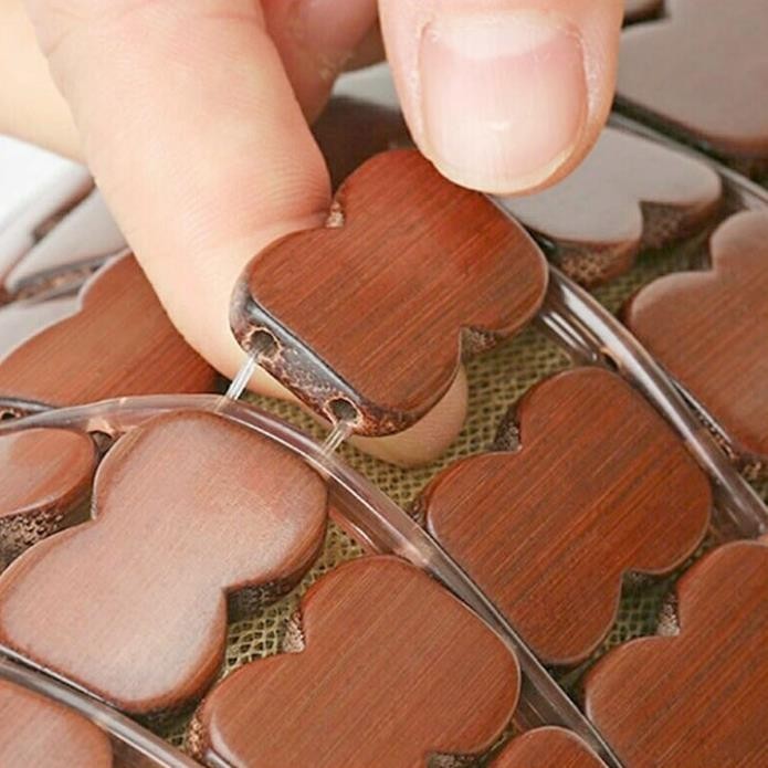 Miếng Lót Ghế, Thảm Lót Ghế Tre Trúc Thoáng Khí Cao Cấp Cho Ô Tô, Ghế Văn Phòng