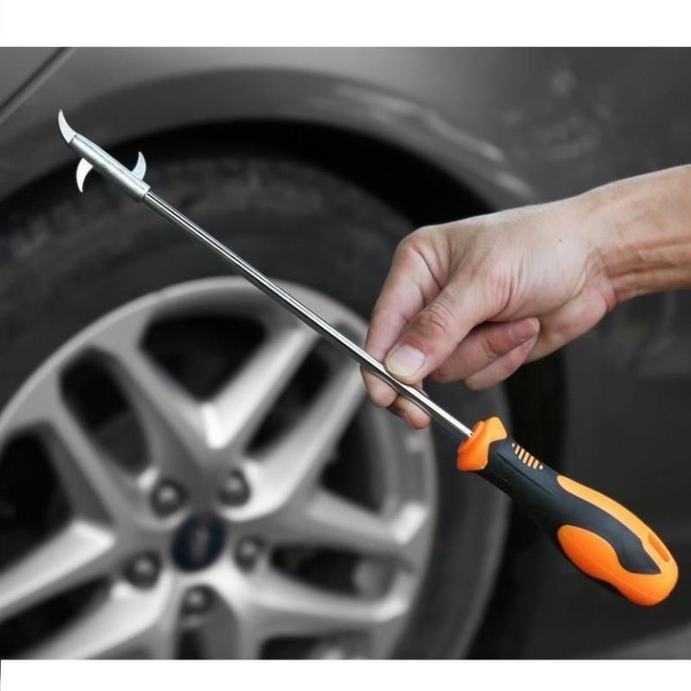 Dụng cụ móc vệ sinh bánh xe hơi, tua vít 3 chấu gỡ sỏi đá lốp ô tô