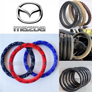 Bọc vô lăng Mazda CX5, CX8, CX9, CX30, CX3, Mazda 3, Mazda 6, BT50, Mazda 2 size 38cm