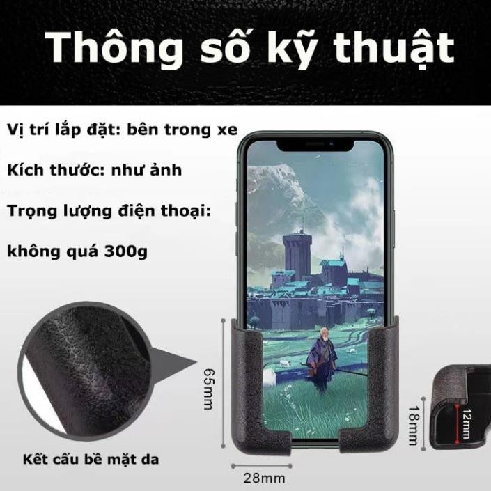 Giá đỡ điện thoại dán xe hơi ô tô, dán tường cố định tiện lợi chất liệu nhựa ABS mềm bền bỉ