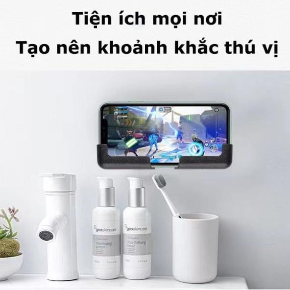Giá đỡ điện thoại dán xe hơi ô tô, dán tường cố định tiện lợi chất liệu nhựa ABS mềm bền bỉ