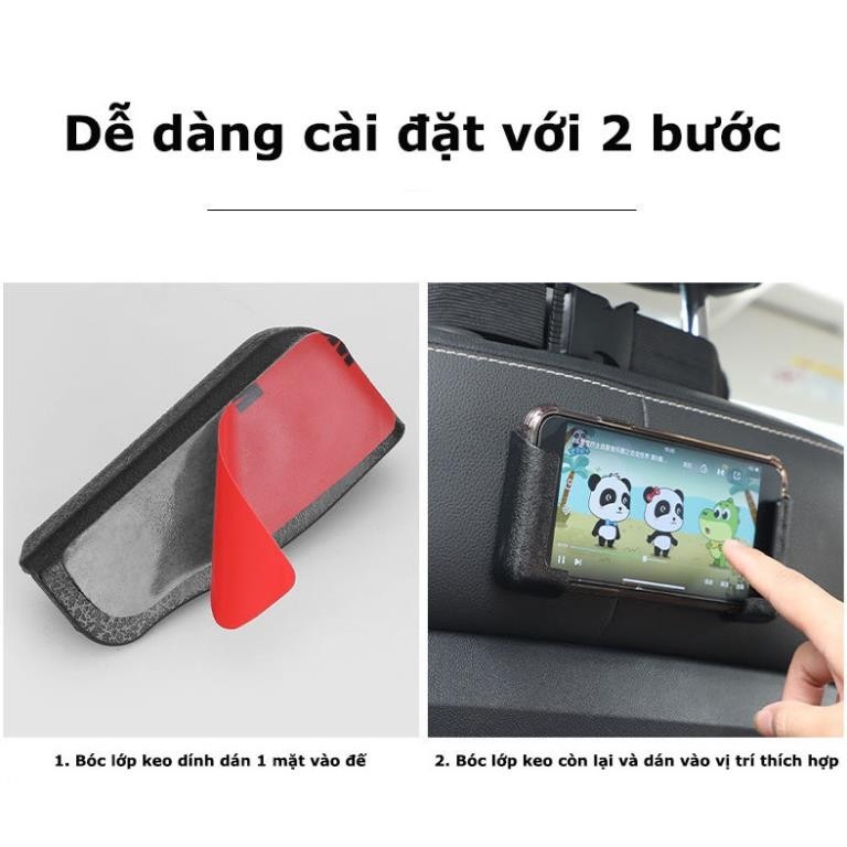 Giá đỡ điện thoại dán xe hơi ô tô, dán tường cố định tiện lợi chất liệu nhựa ABS mềm bền bỉ