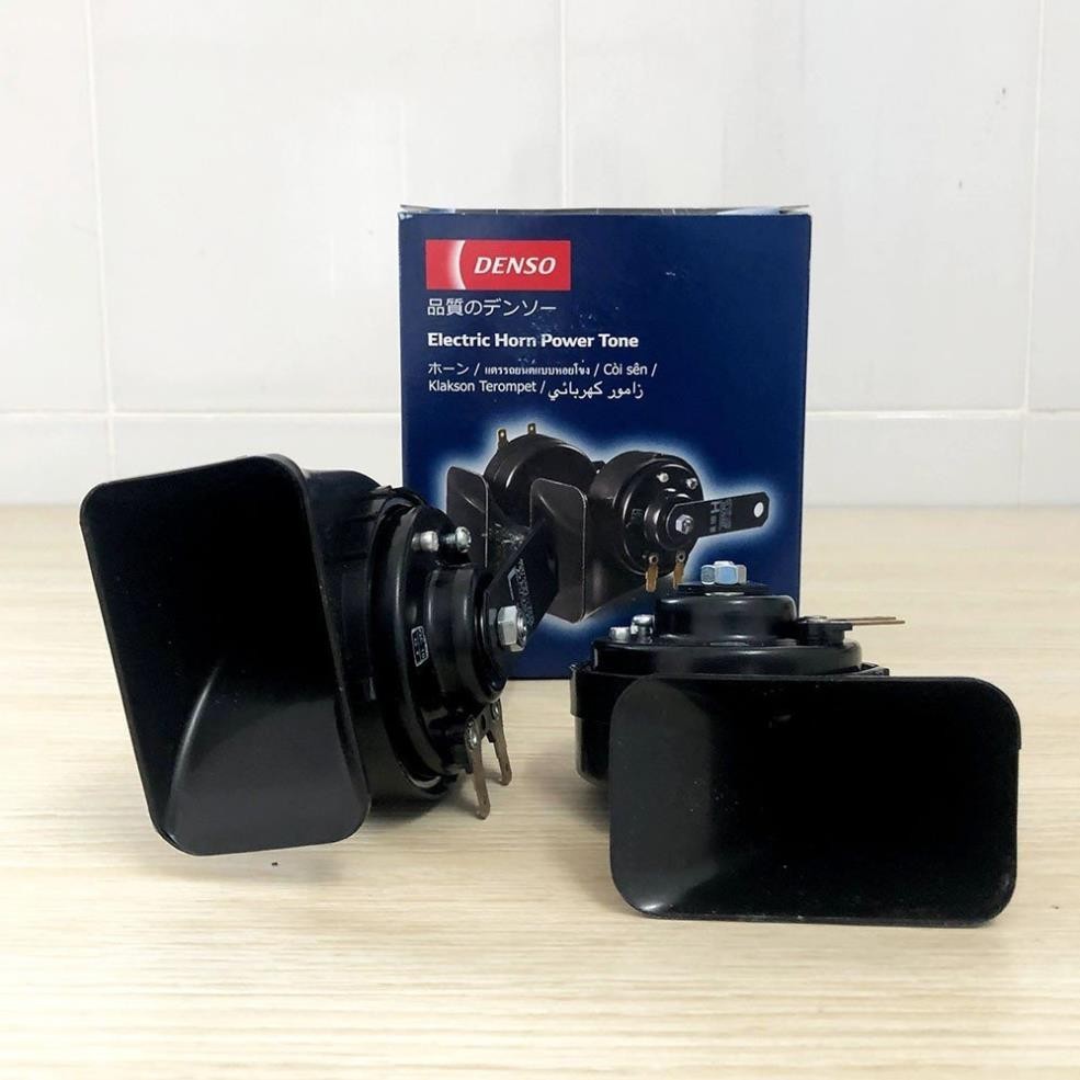 Còi sên,còi đĩa Denso 12v chất lượng cao lắp được hầu hết các xe ô tô từ 4-16 chỗ
