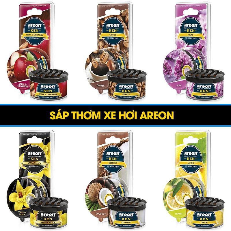 Nước Hoa ô Tô - Sáp Thơm AREON khử Mùi Xe Hơi Cao Cấp Chính Hãng <AUTO6> .