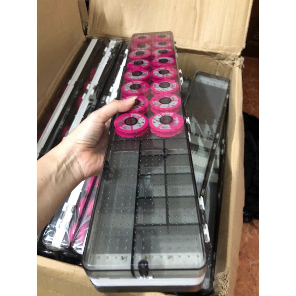 Hộp Đựng Phụ Kiện Câu Đài - Hộp Đựng Phao Câu Cá ABS Đa Năng Kèm Trục Cao Cấp gal562hh